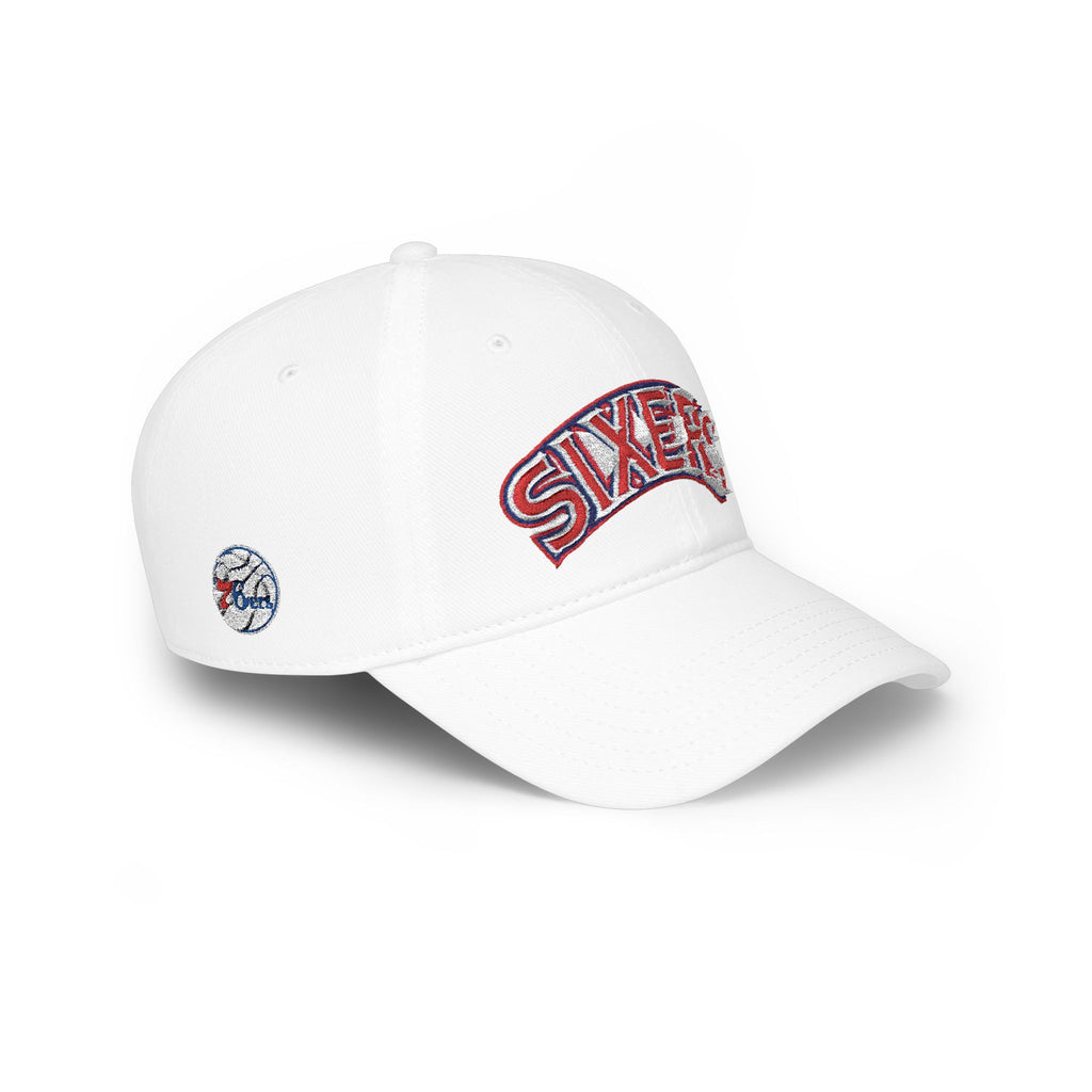 Philadelphia 76ers Vintage Embroidered Dad Hat – Adjustable Low-Profile Cap