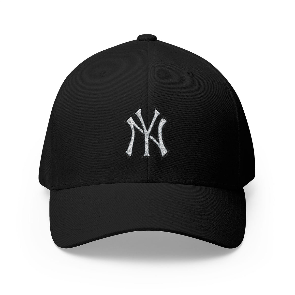 Embroidered NY Classic Baseball Cap | Unisex Structured Curved Brim Hat