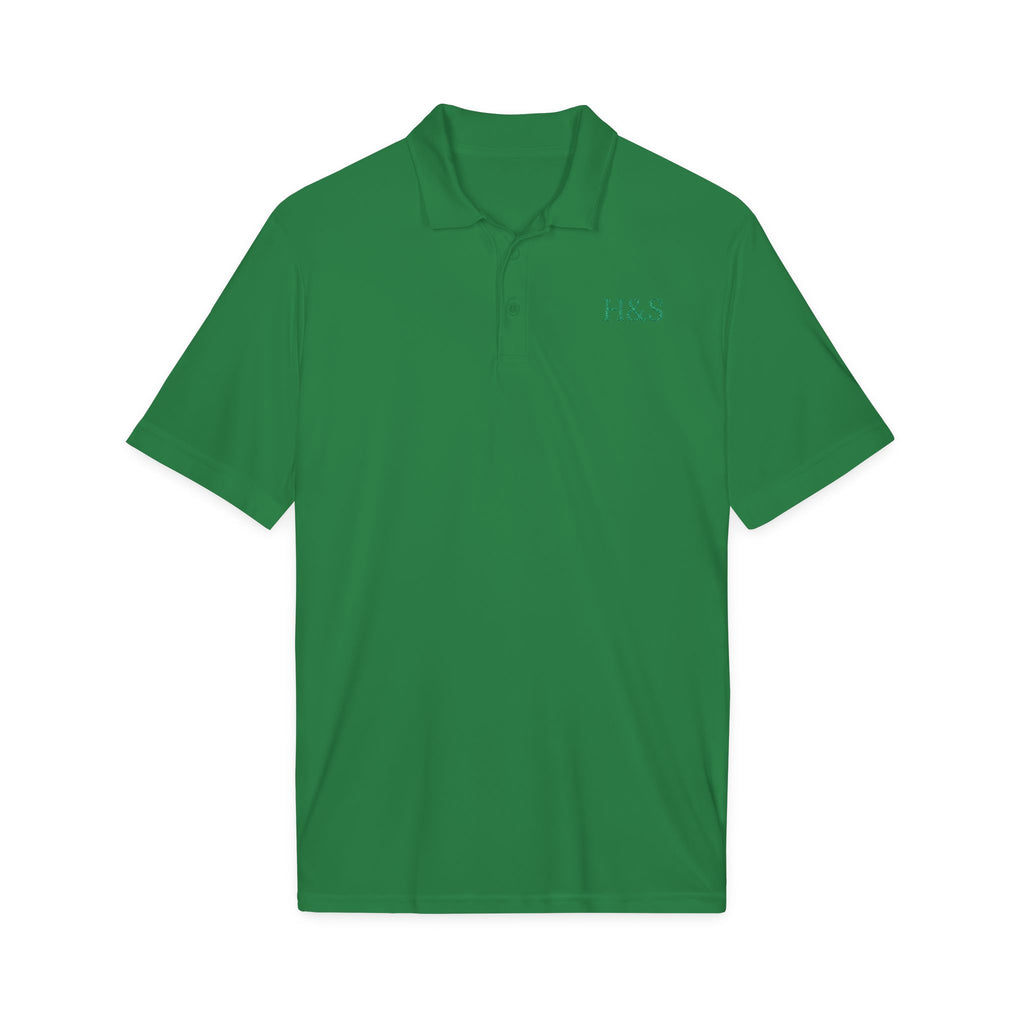 HypeandStitch Men's Short-Sleeve Polo Shirt | Vibrant Green