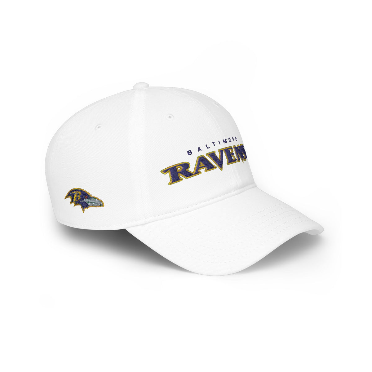 Baltimore Ravens Embroidered Dad Hat | Curved Brim Football Fan Cap