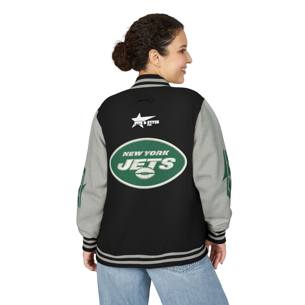 New York Jets Heavyweight Fan Varsity Jacket