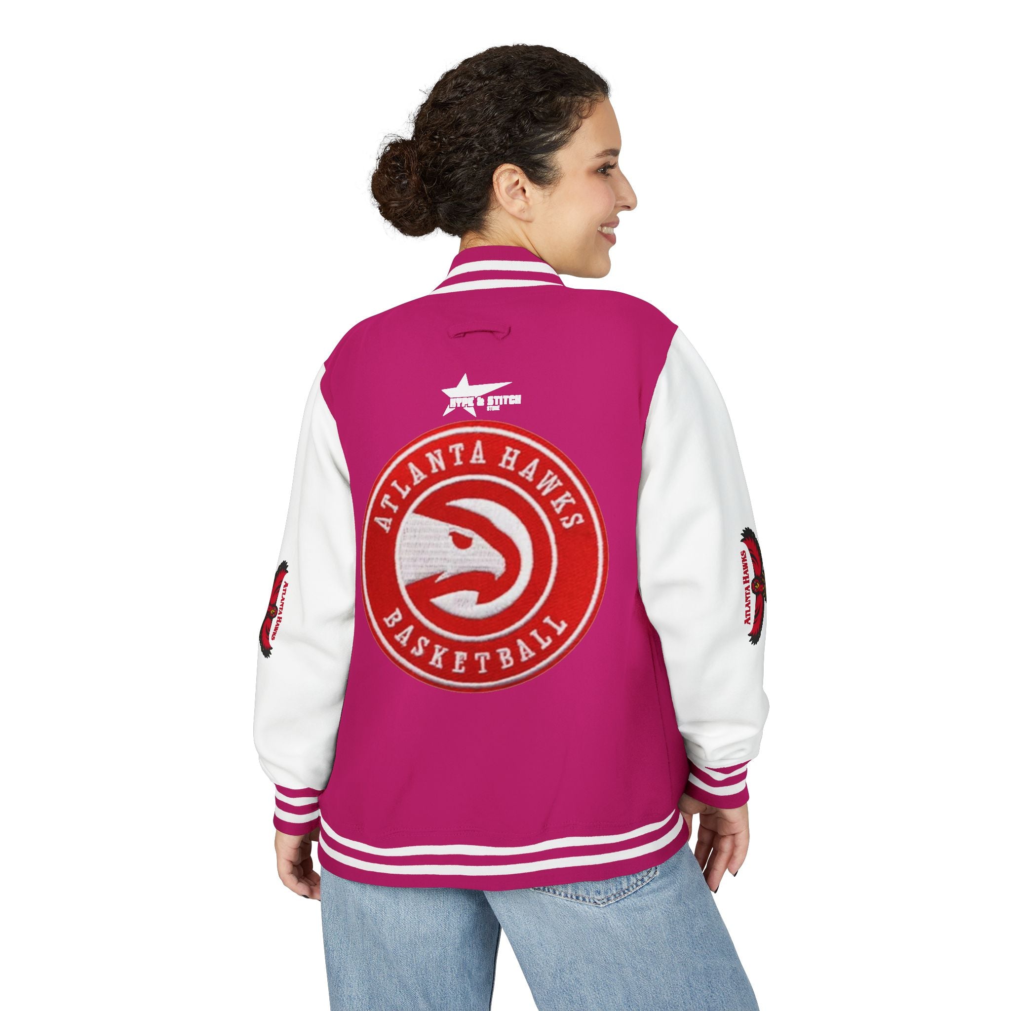 Atlanta Hawks Unisex Heavyweight Varsity Letterman Jacket