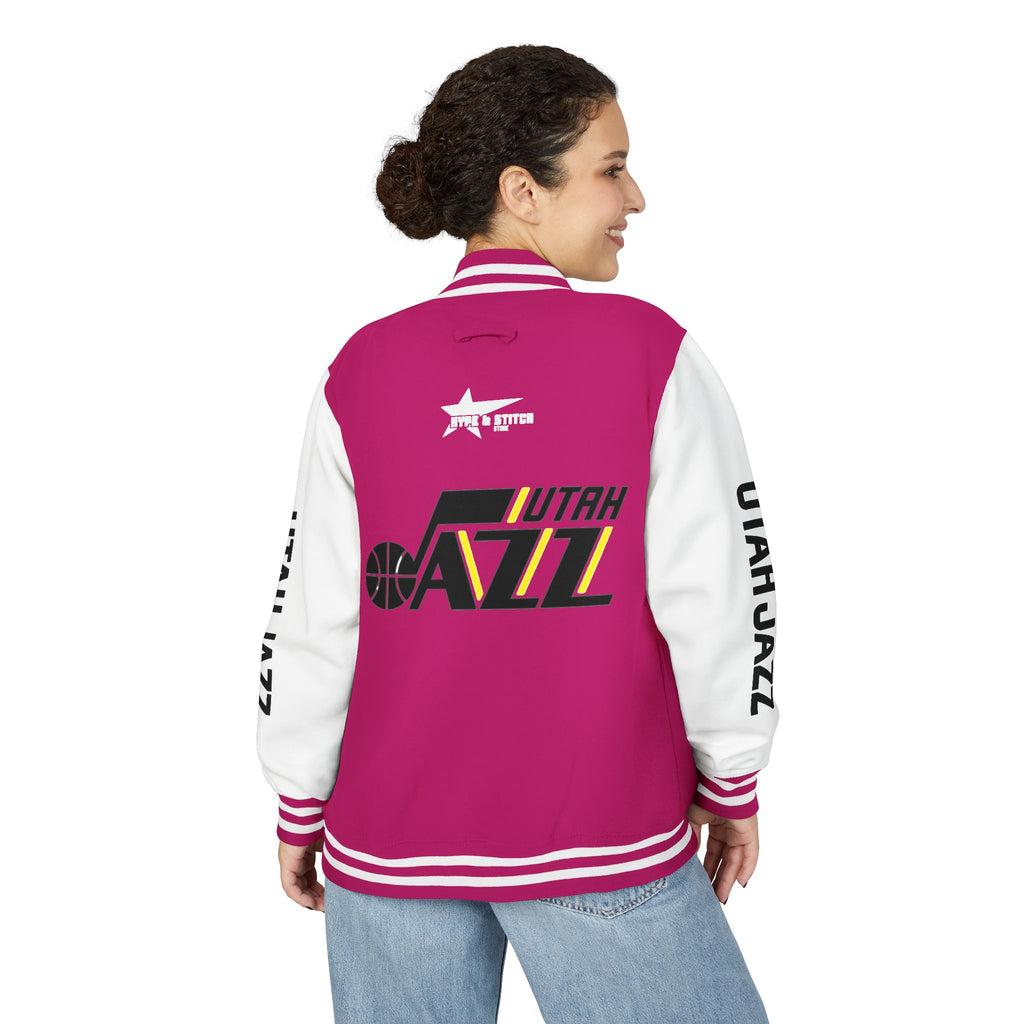 Utah Jazz Varsity Jacket | Unisex Streetwear Letterman