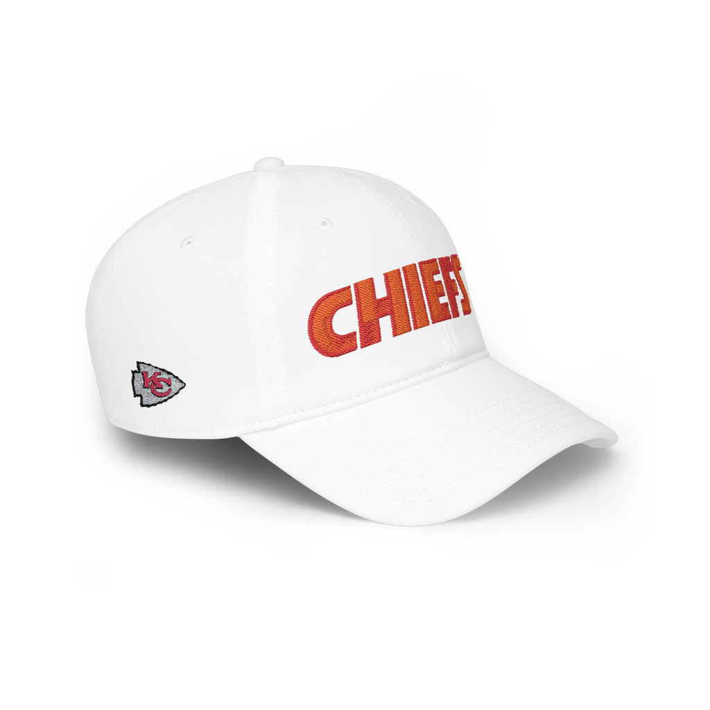 Kansas City Chiefs Low Profile Embroidered Cotton Dad Hat