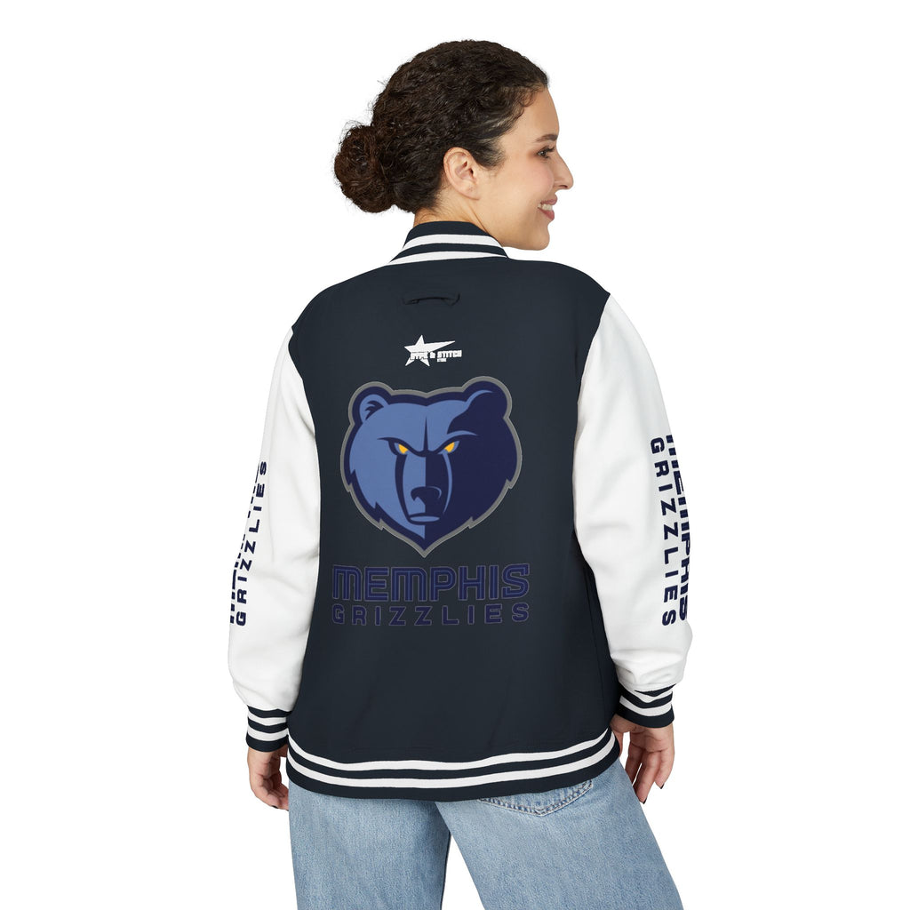 Memphis Grizzlies Varsity Jacket | Unisex Streetwear Letterman