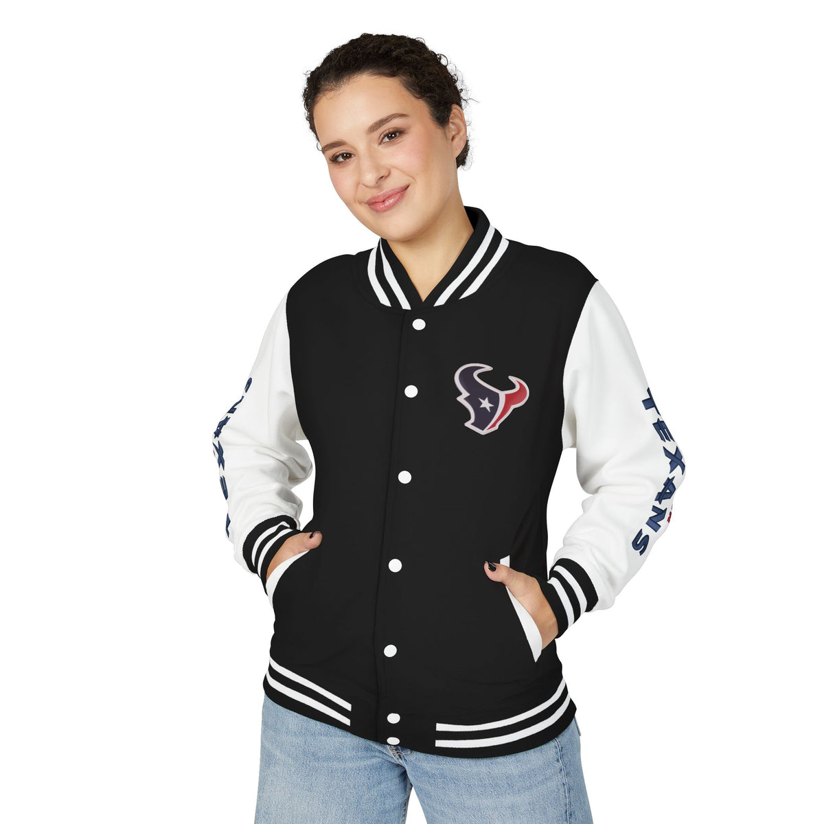 Houston Texans Vintage Varsity Jacket | Custom Letterman Outerwear