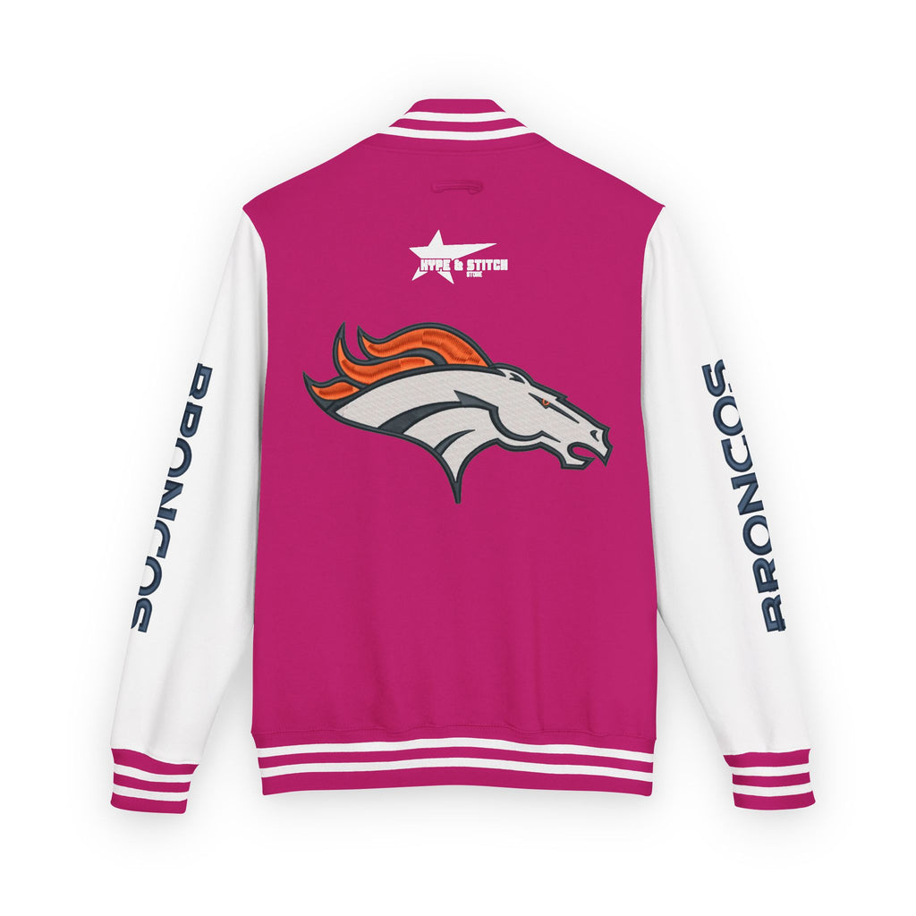 Denver Broncos Vintage Varsity Jacket | Retro Letterman Streetwear