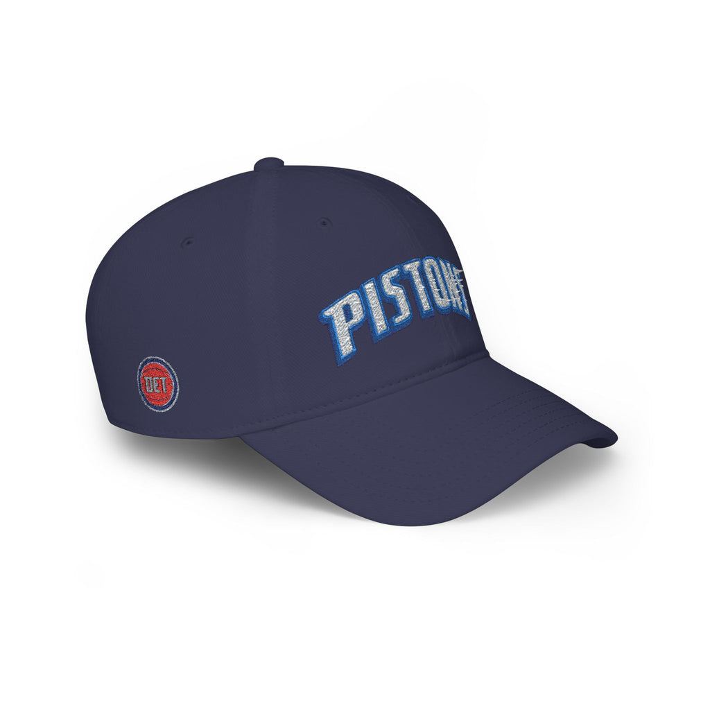 Detroit Pistons Vintage Embroidered Dad Hat – Adjustable Low-Profile Cap