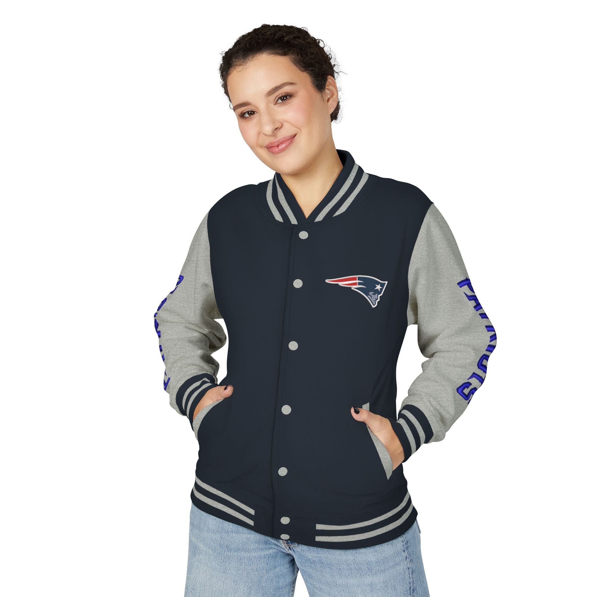 New England Patriots Classic Varsity Letterman Jacket