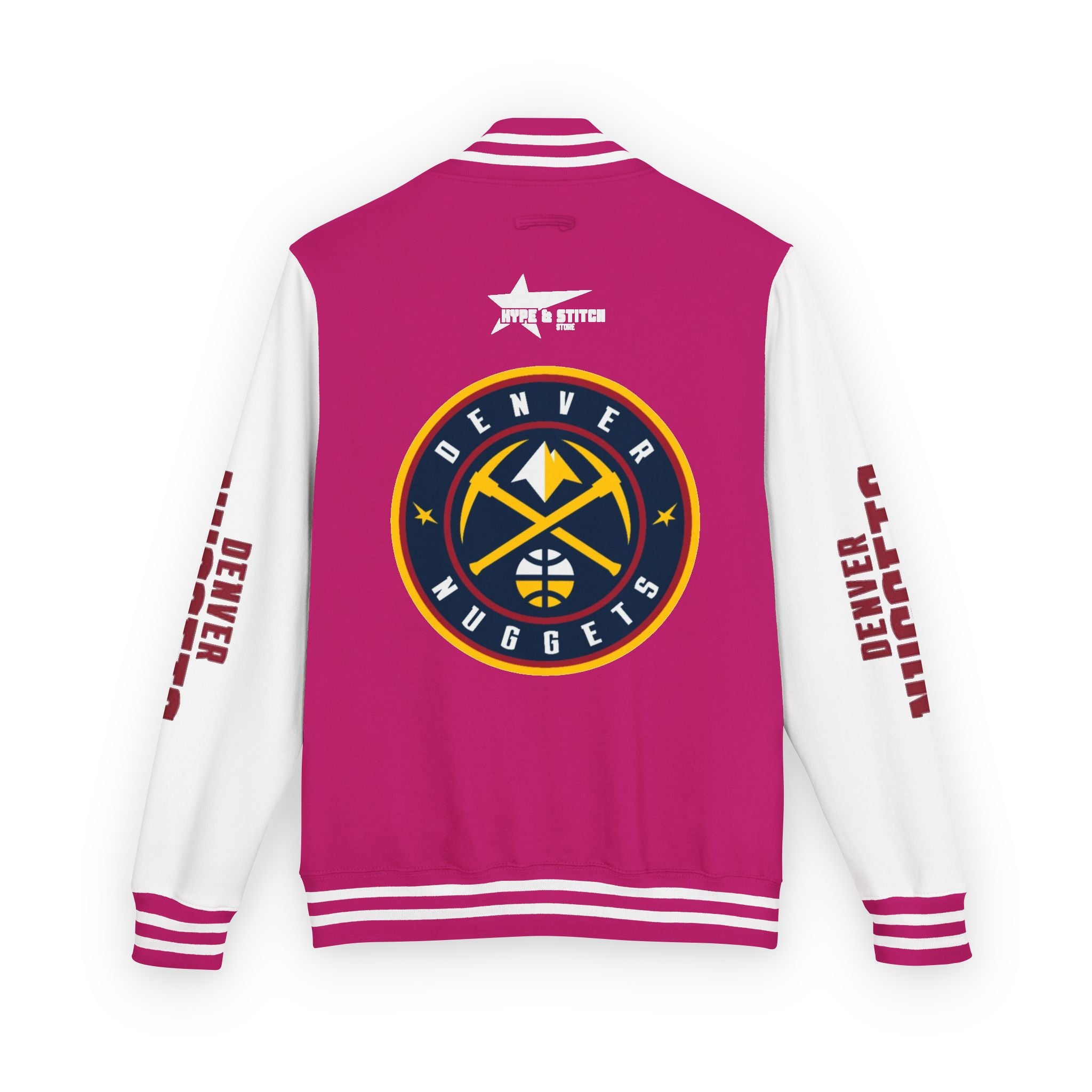 Denver Nuggets Varsity Jacket | Unisex Streetwear Letterman