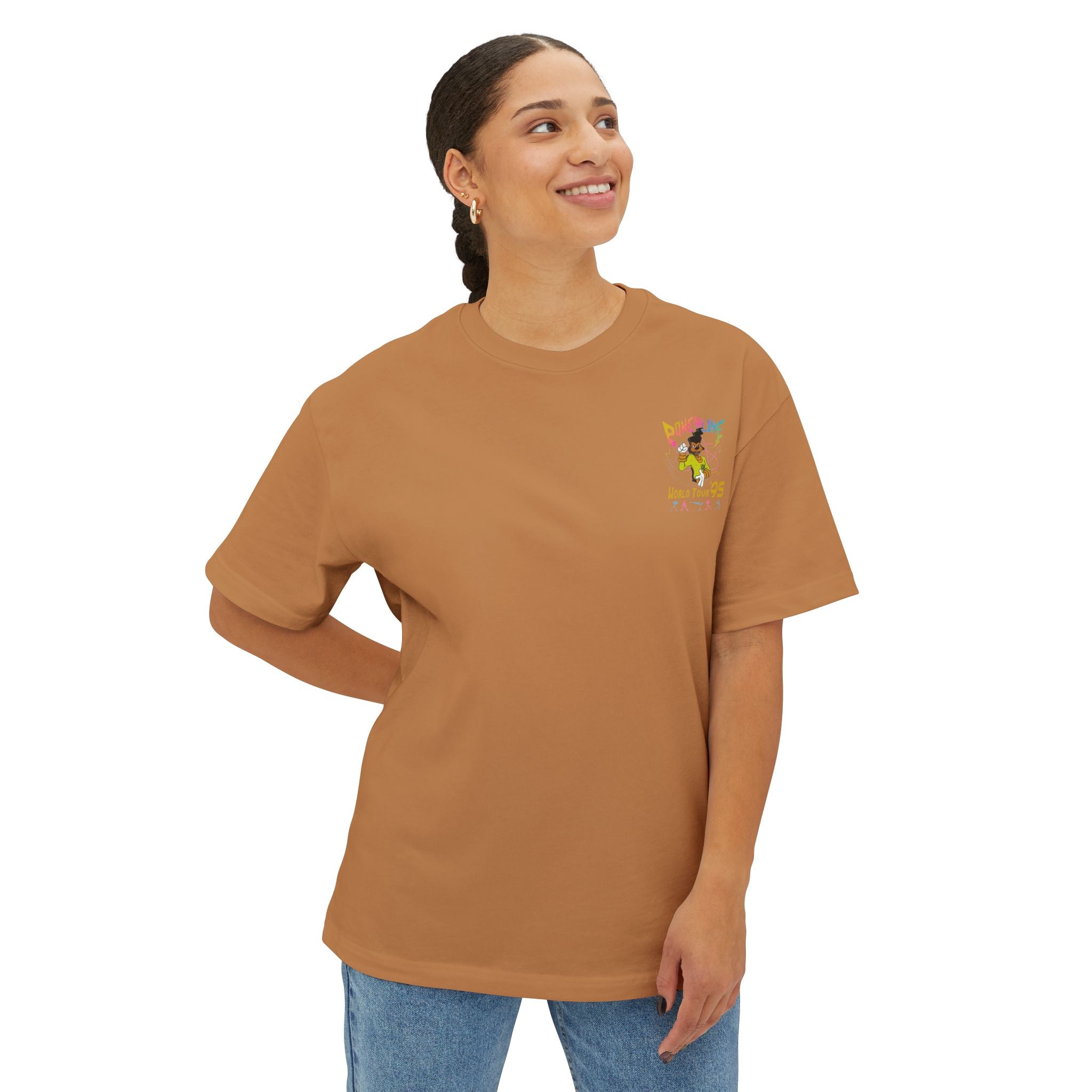 Powerline "Stand Out" World Tour ’95 Oversized Graphic Tee