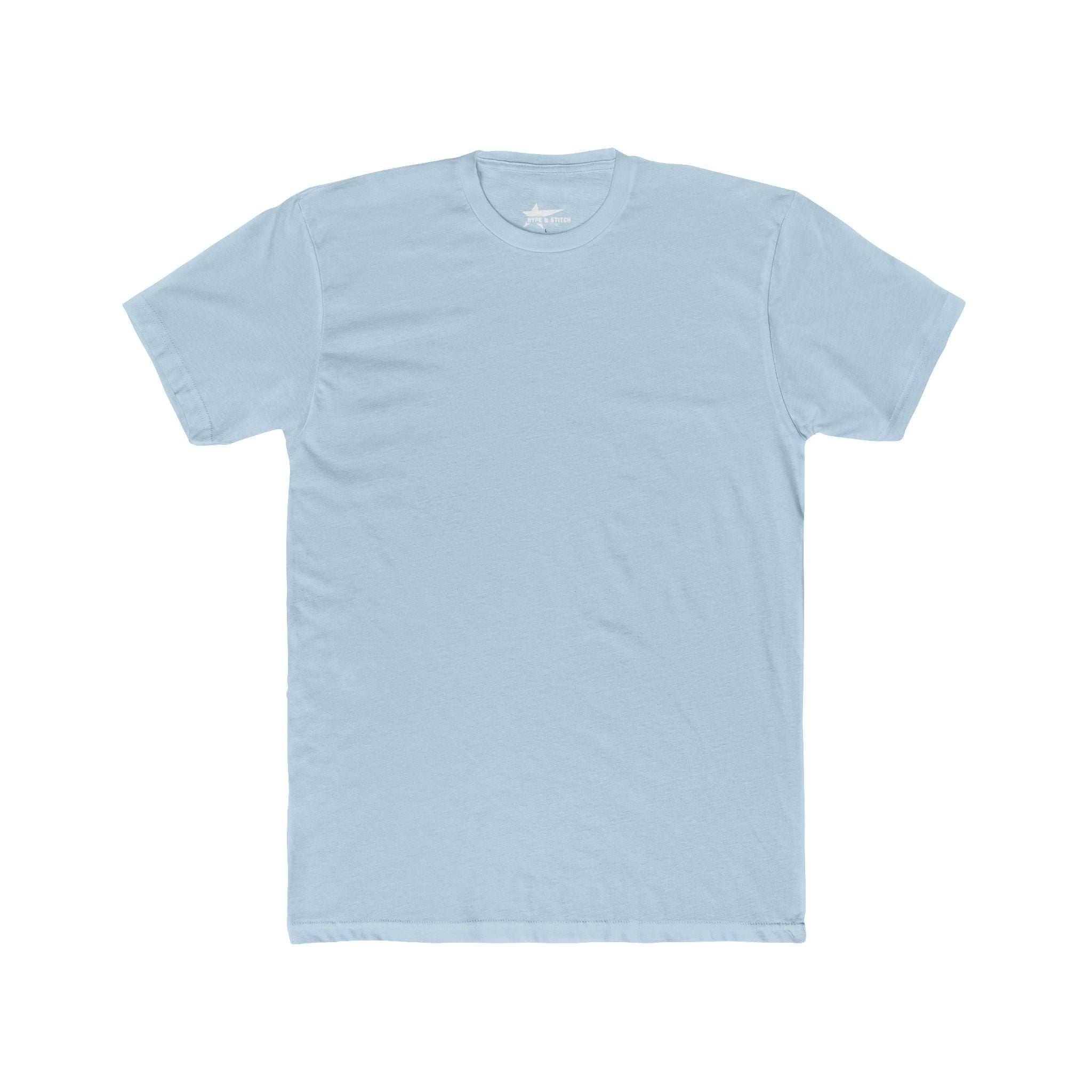 HypeandStitch Men's Fitted Crewneck T-Shirt | Premium Ultra-Soft Cotton