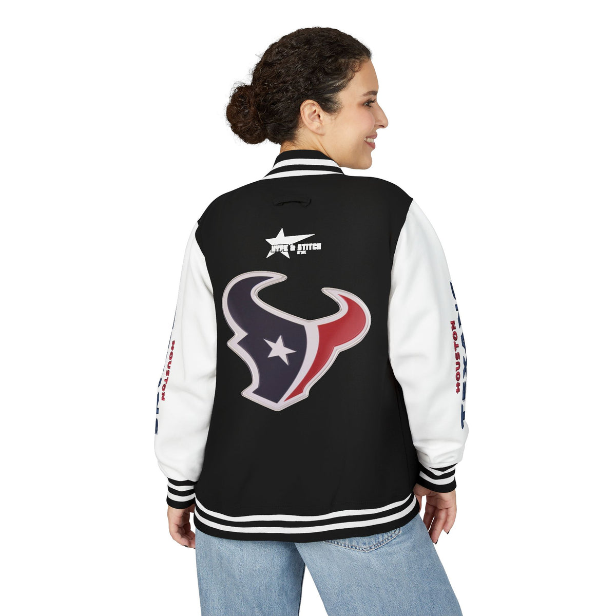 Houston Texans Vintage Varsity Jacket | Custom Letterman Outerwear
