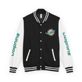 Miami Dolphins Heavyweight Varsity Letterman Jacket | Classic Snap-Front Bomber Coat