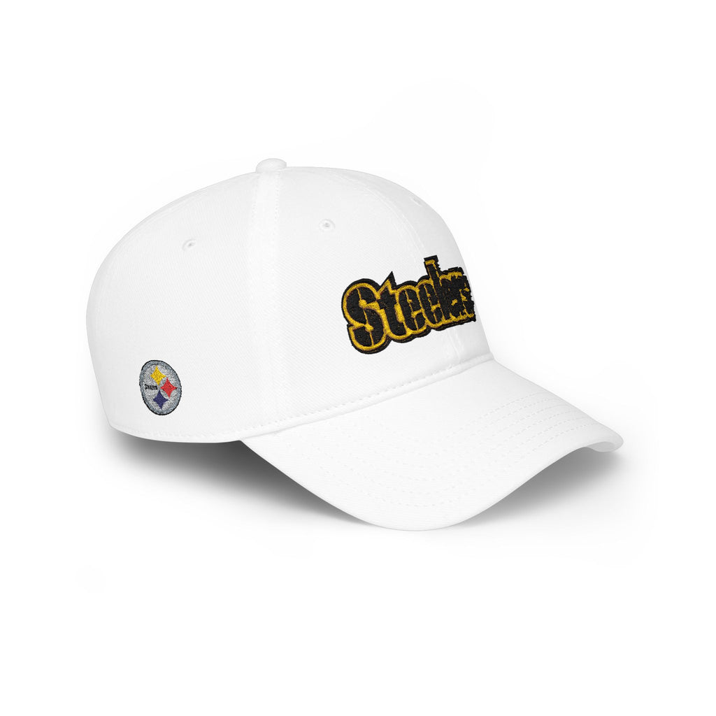 Steelers Embroidered Low Profile Baseball Cap – Adjustable Curved Brim Fan Hat