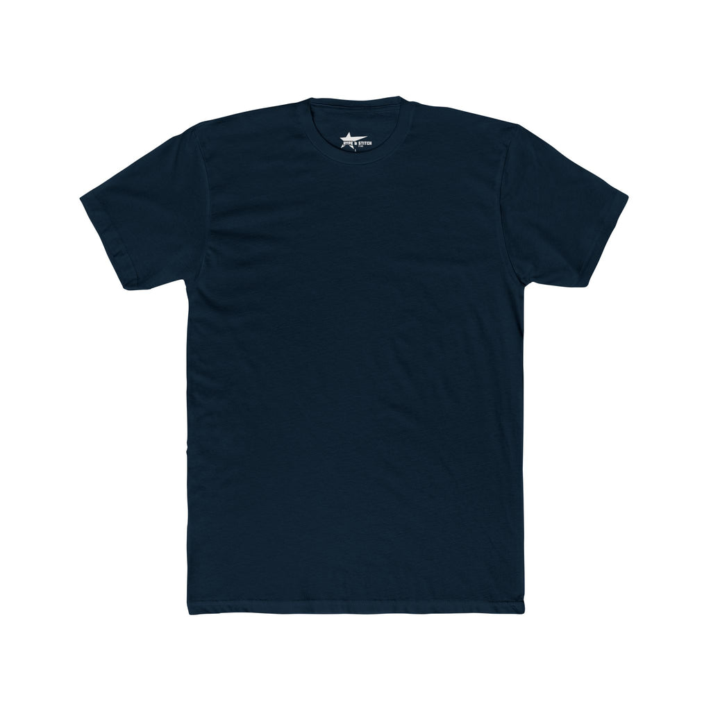 HypeandStitch Men's Fitted Crewneck T-Shirt | Premium Ultra-Soft Cotton