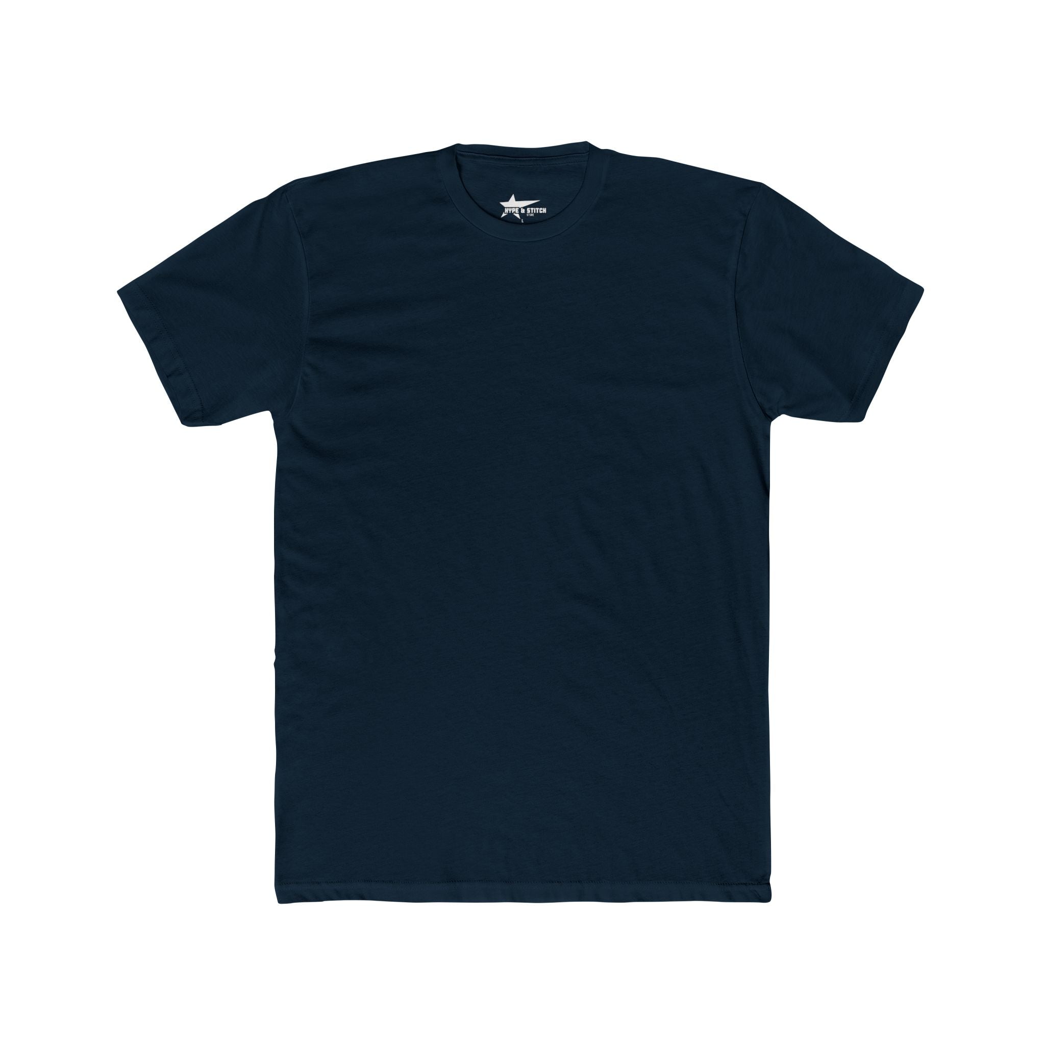 HypeandStitch Men's Fitted Crewneck T-Shirt | Premium Ultra-Soft Cotton