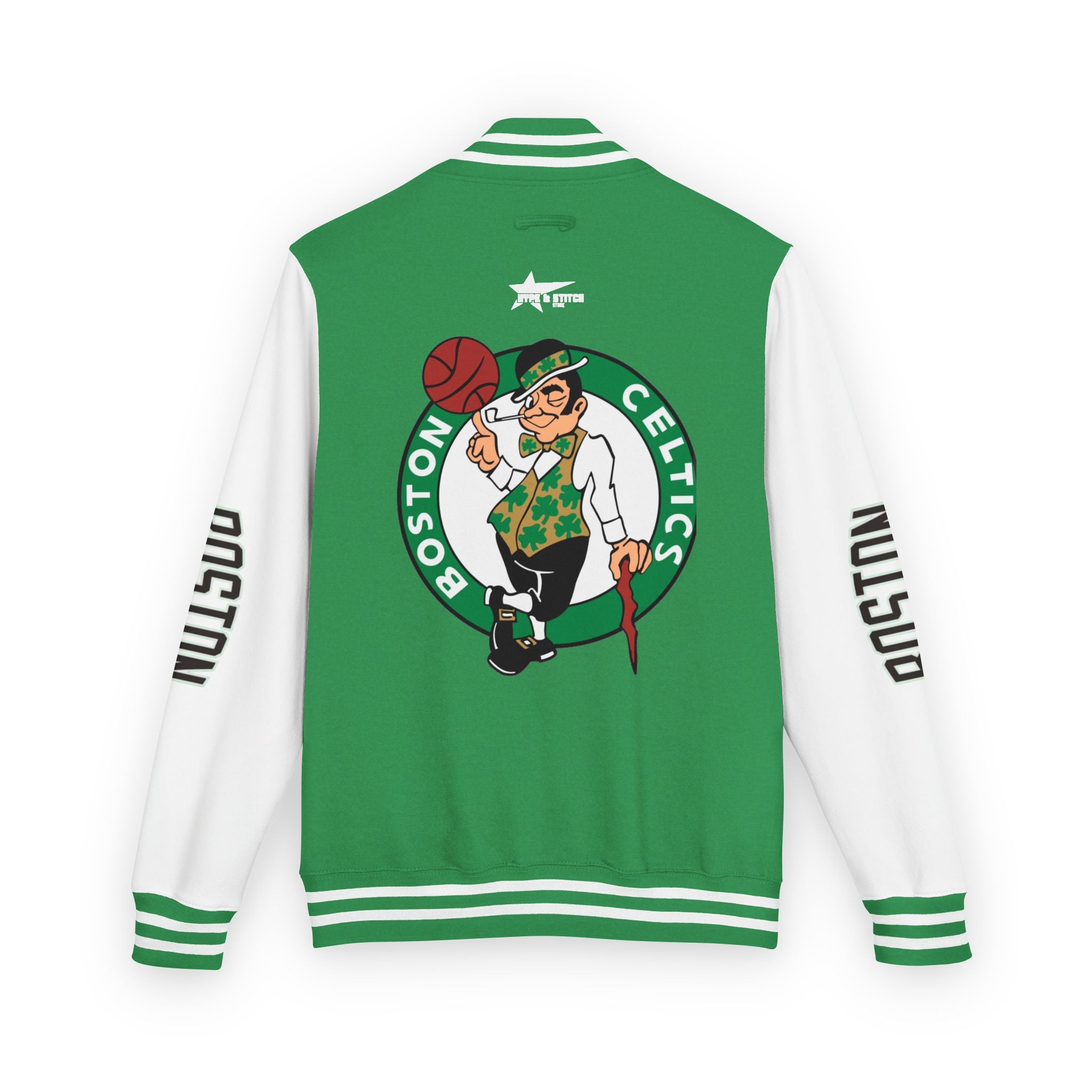 Boston Celtics Unisex Heavyweight Varsity Letterman Jacket