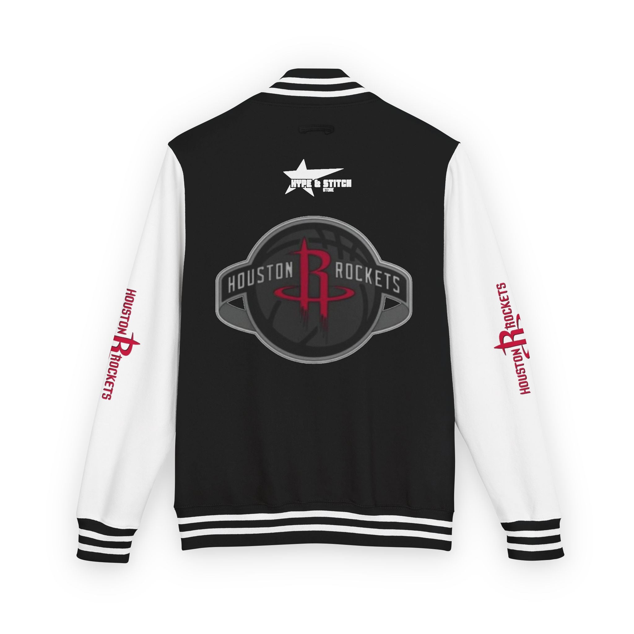 Houston Rockets Varsity Jacket | Unisex Streetwear Letterman
