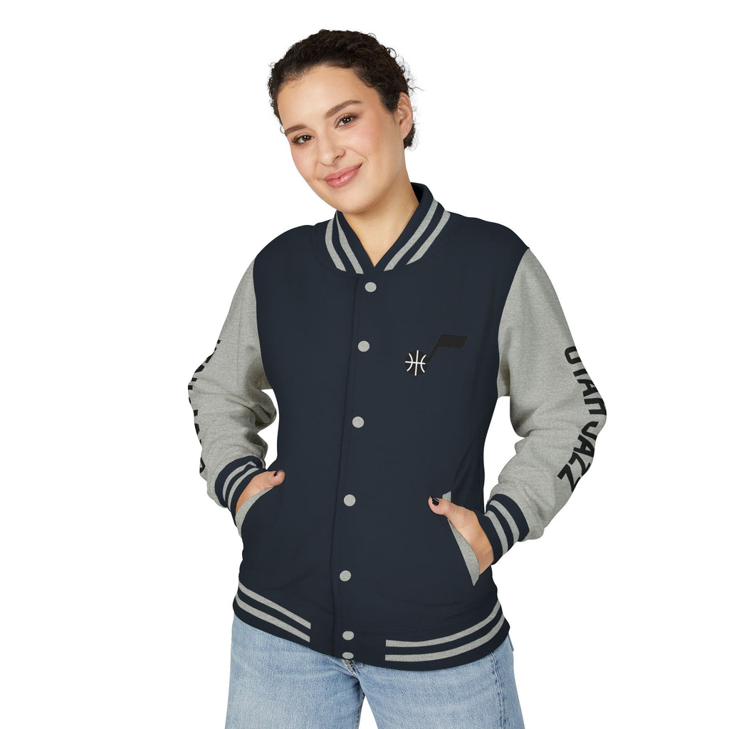 Utah Jazz Varsity Jacket | Unisex Streetwear Letterman