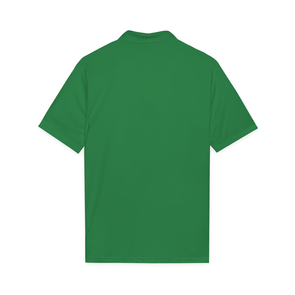 HypeandStitch Men's Short-Sleeve Polo Shirt | Vibrant Green