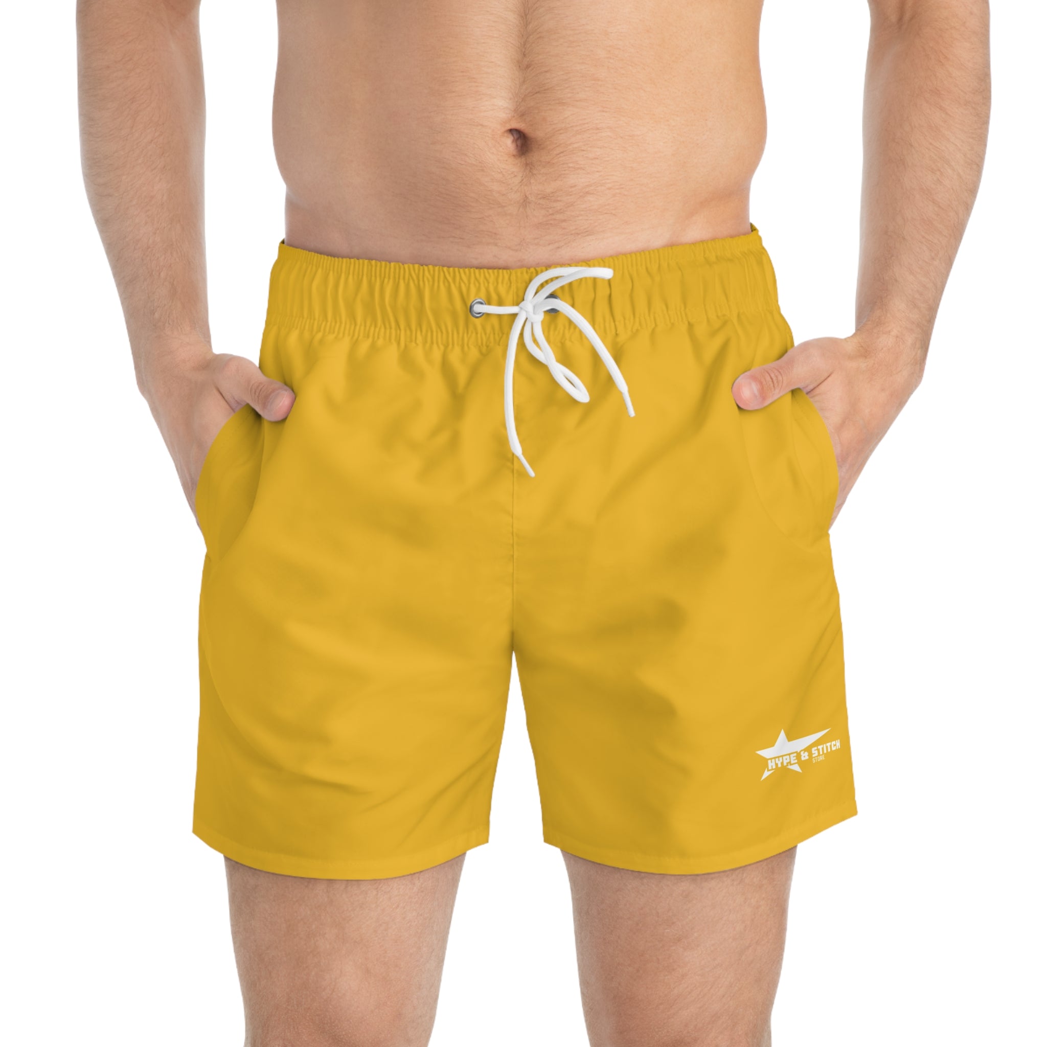 Classic Swim Trunks – Summer Gold