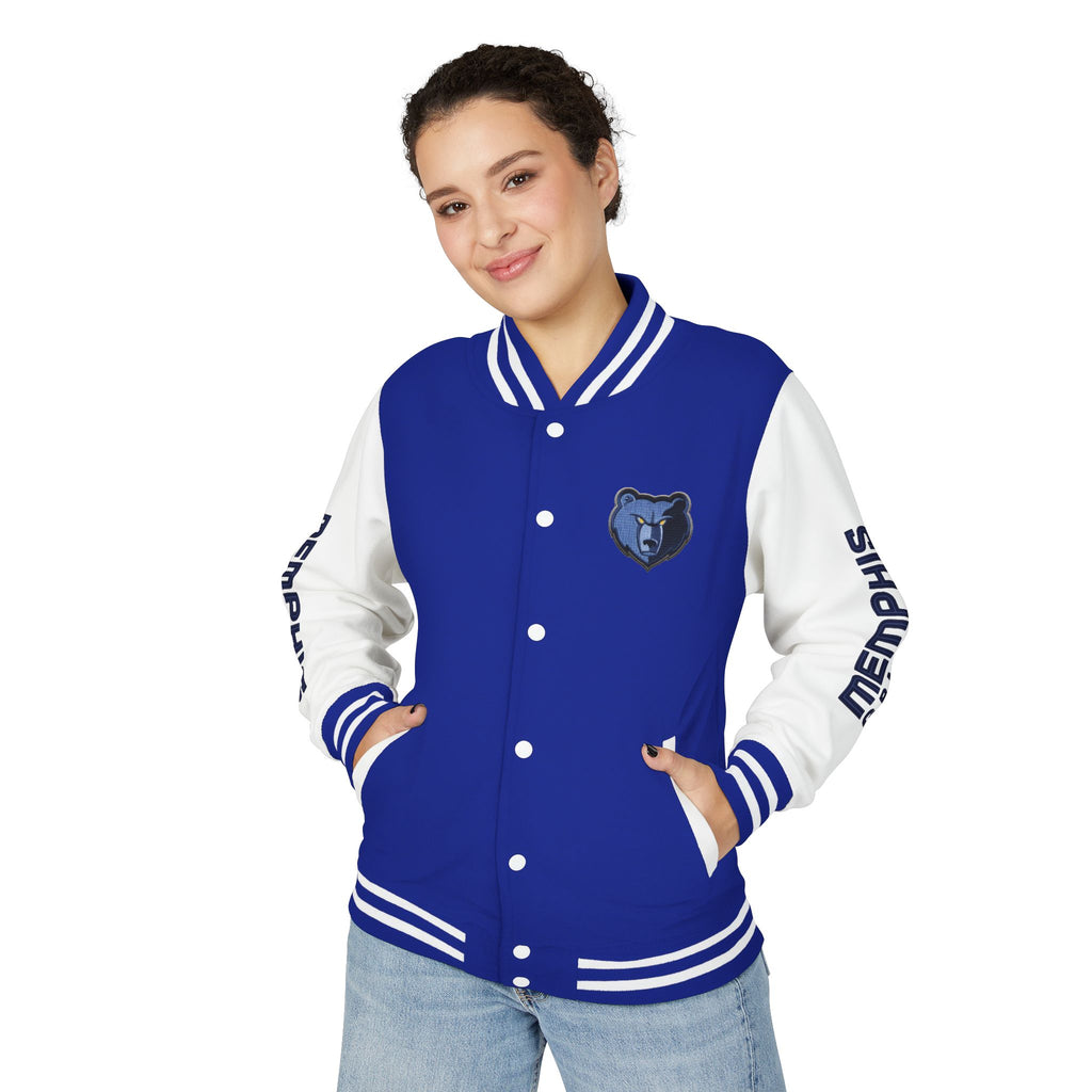 Memphis Grizzlies Varsity Jacket | Unisex Streetwear Letterman