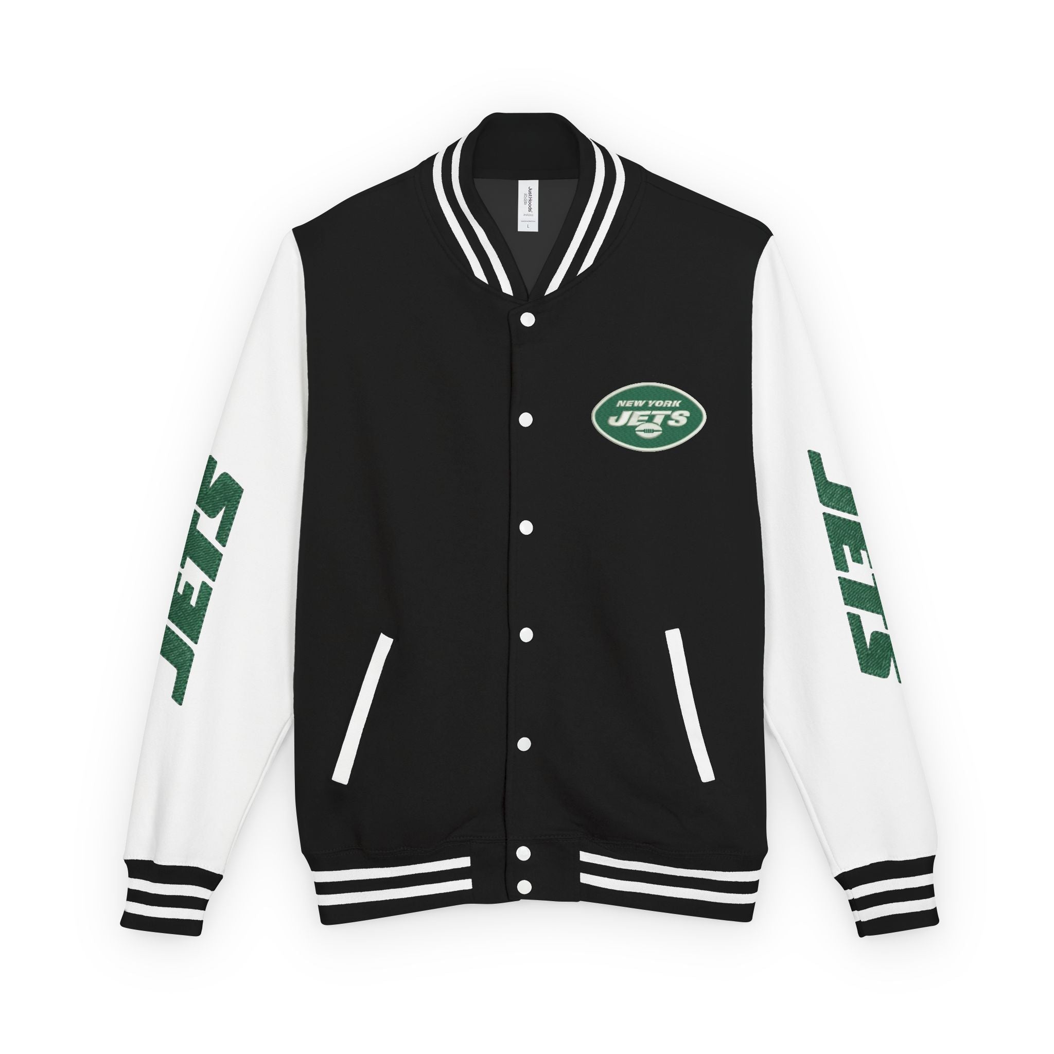 New York Jets Heavyweight Fan Varsity Jacket