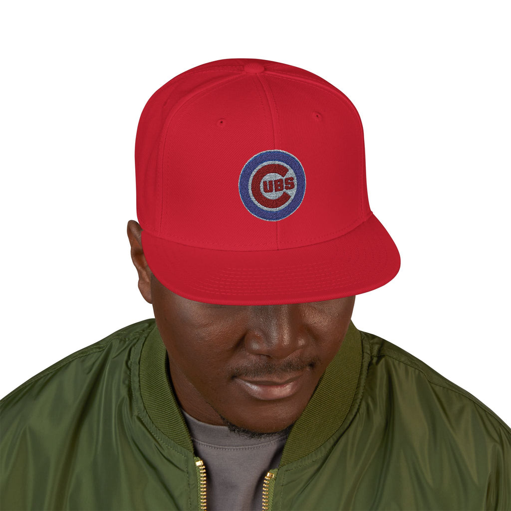 Custom Embroidered Chicago Cubs Snapback Hat