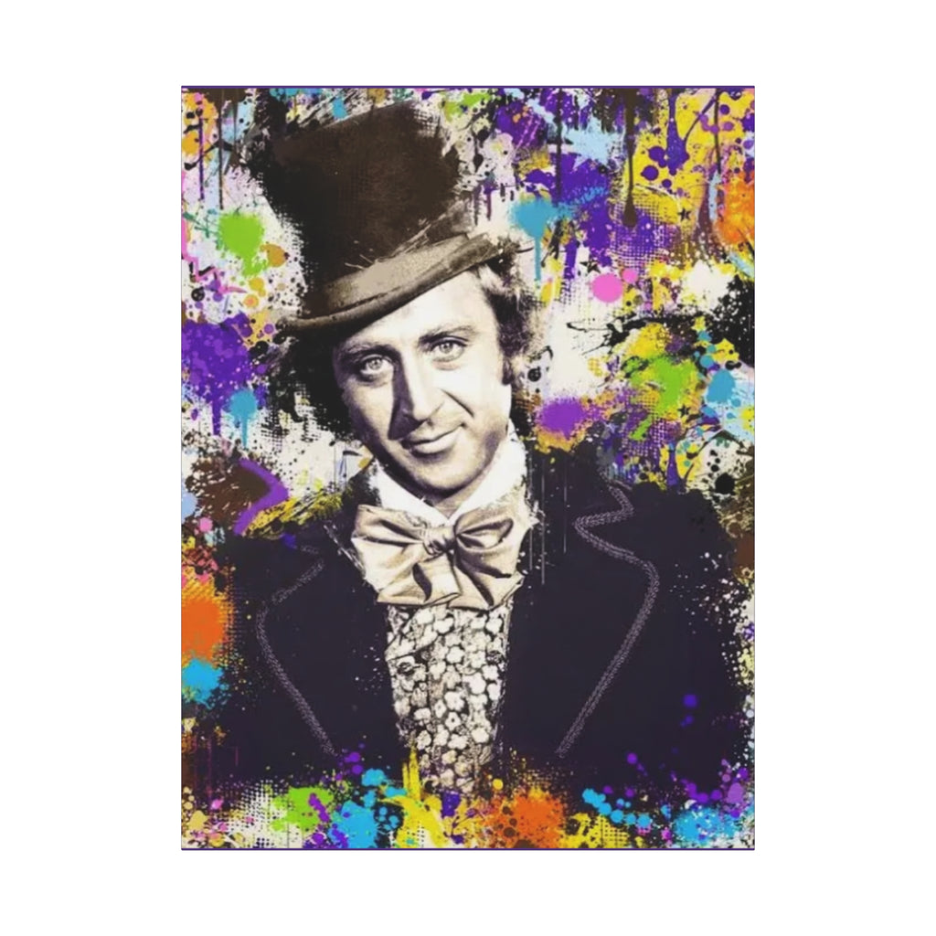 "Pure Imagination" Splatter Canvas – Modern Cult Classic Wall Art