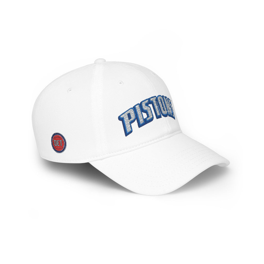 Detroit Pistons Vintage Embroidered Dad Hat – Adjustable Low-Profile Cap