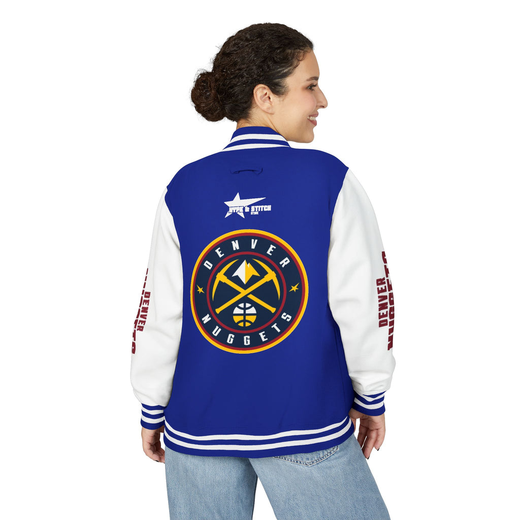 Denver Nuggets Varsity Jacket | Unisex Streetwear Letterman