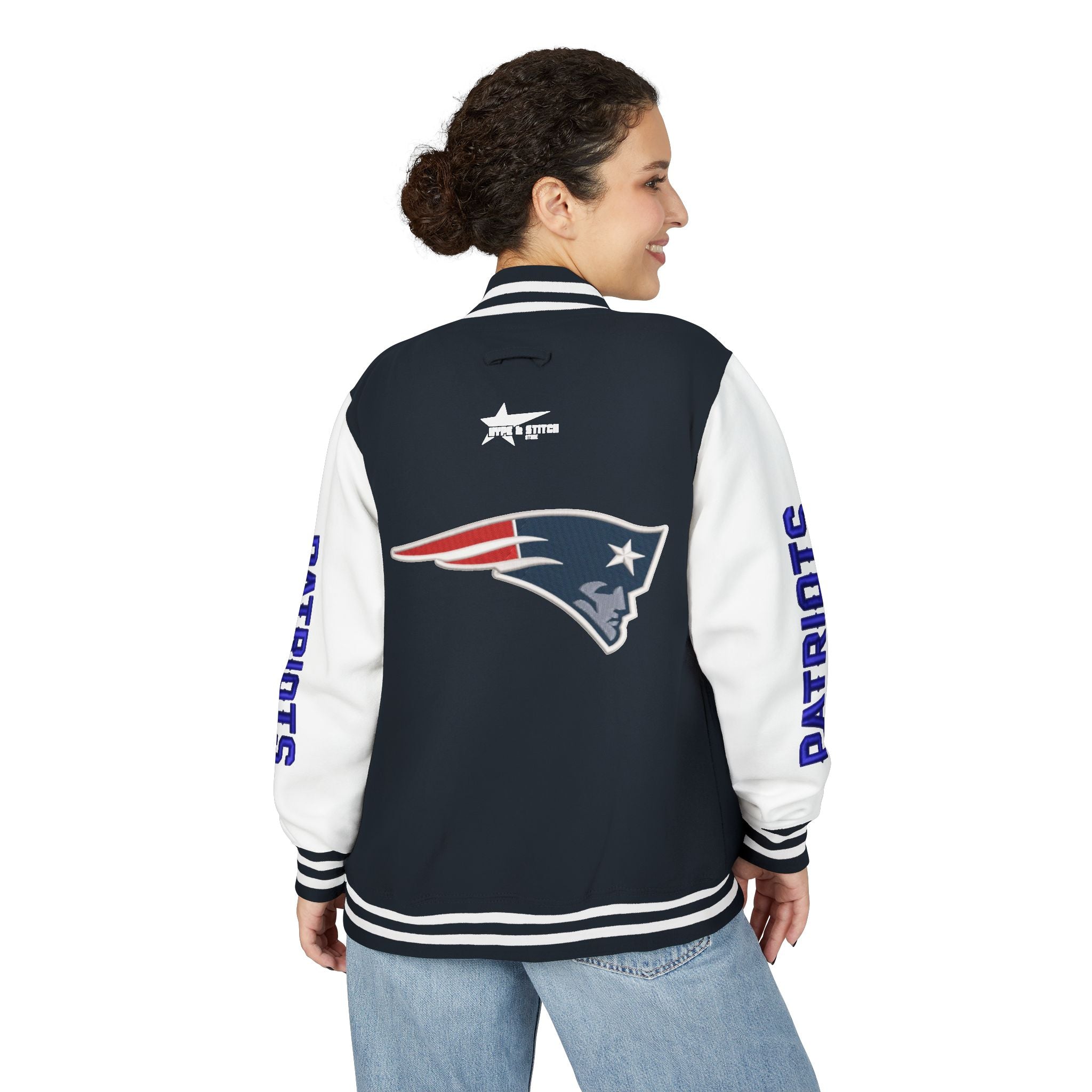 New England Patriots Classic Varsity Letterman Jacket