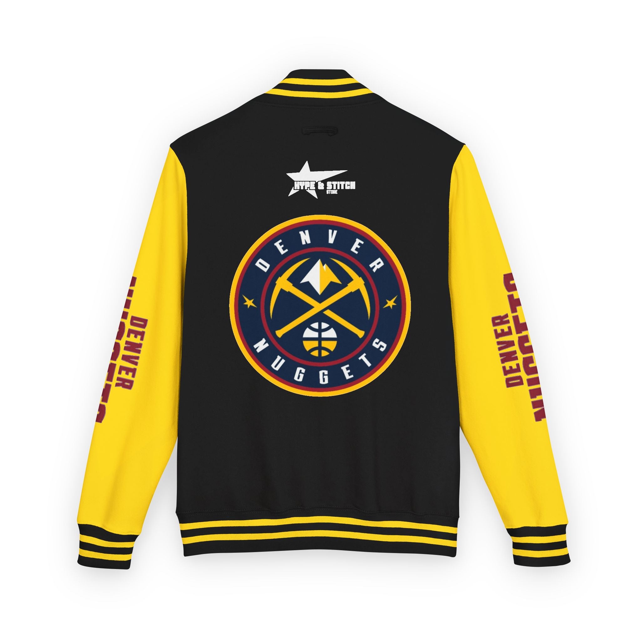 Denver Nuggets Varsity Jacket | Unisex Streetwear Letterman