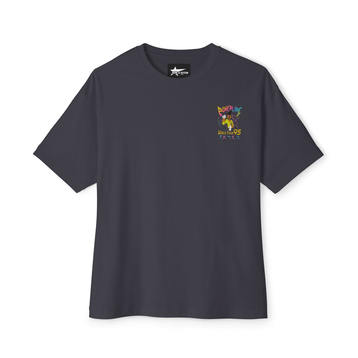 Powerline "Stand Out" World Tour ’95 Oversized Graphic Tee