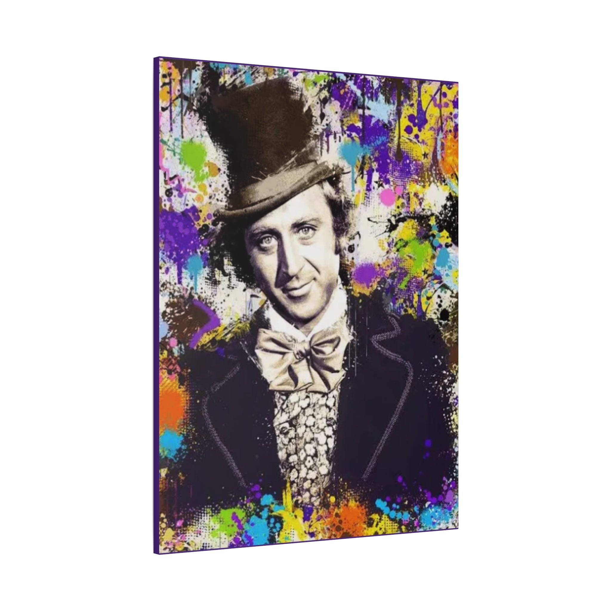 "Pure Imagination" Splatter Canvas – Modern Cult Classic Wall Art
