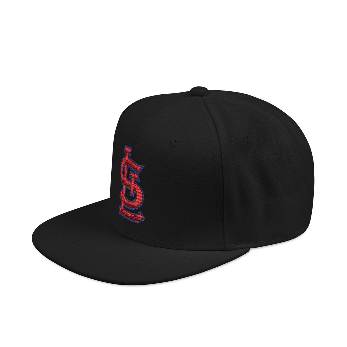 St. Louis Cardinals Flat Brim Fitted Hat with Embroidered Logo