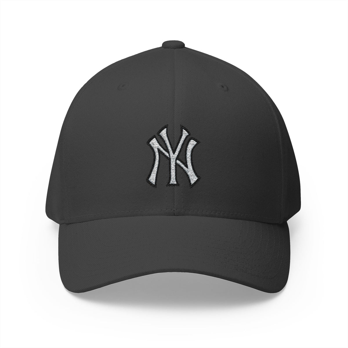 Embroidered NY Classic Baseball Cap | Unisex Structured Curved Brim Hat