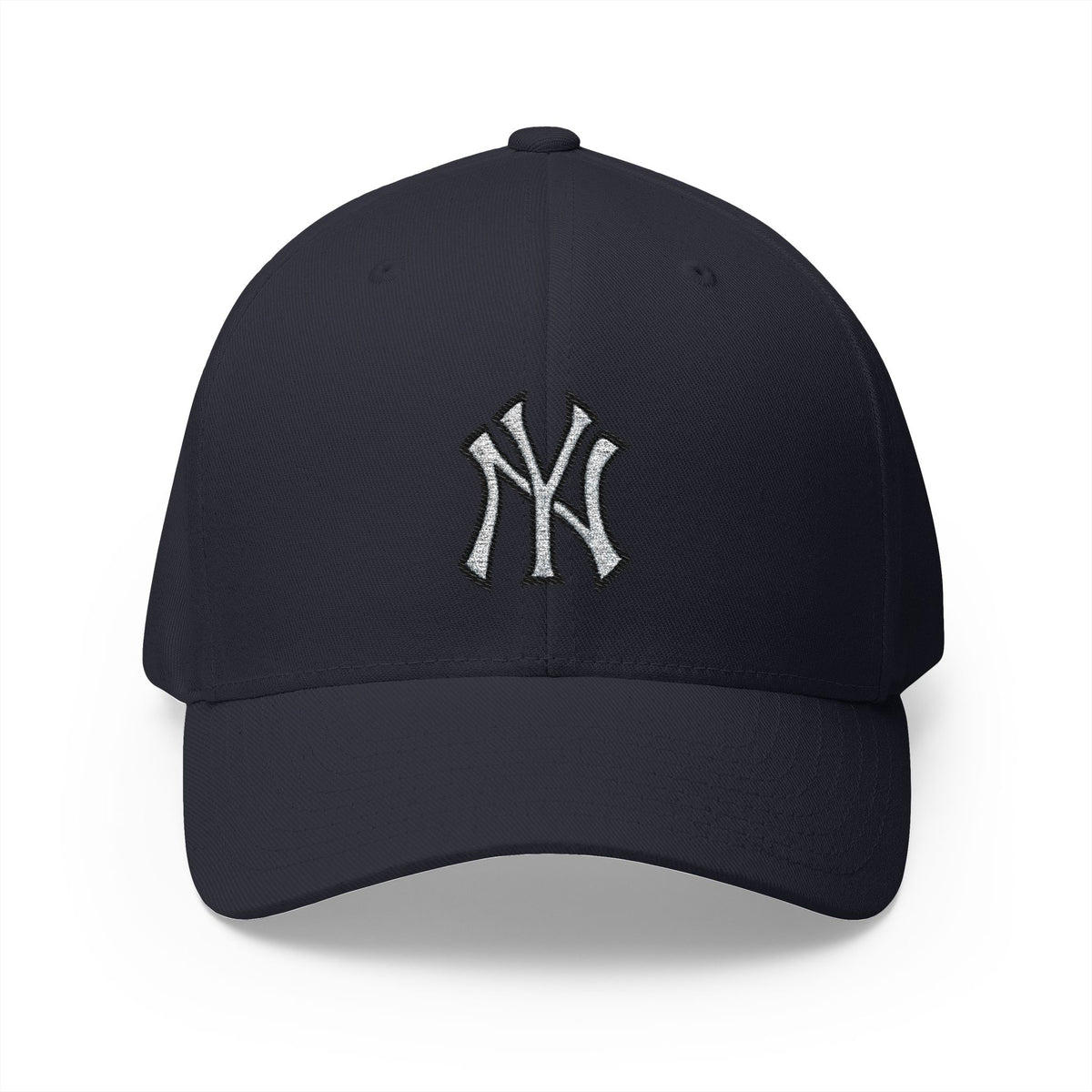 Embroidered NY Classic Baseball Cap | Unisex Structured Curved Brim Hat