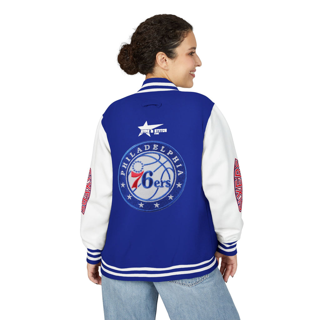 Philadelphia 76ers Varsity Jacket | Unisex Streetwear Letterman