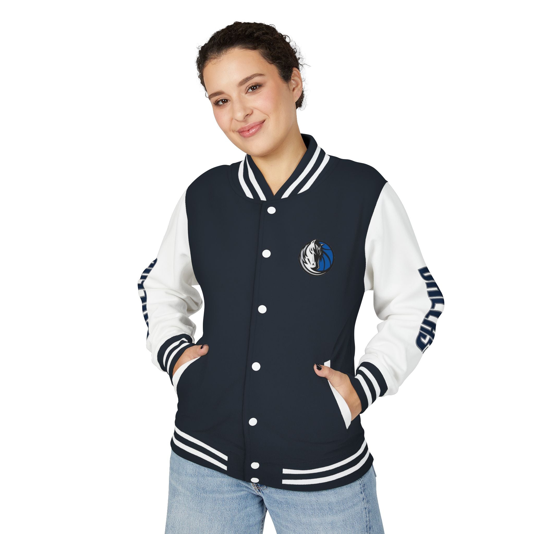 Dallas Mavericks Unisex Heavyweight Varsity Letterman Jacket