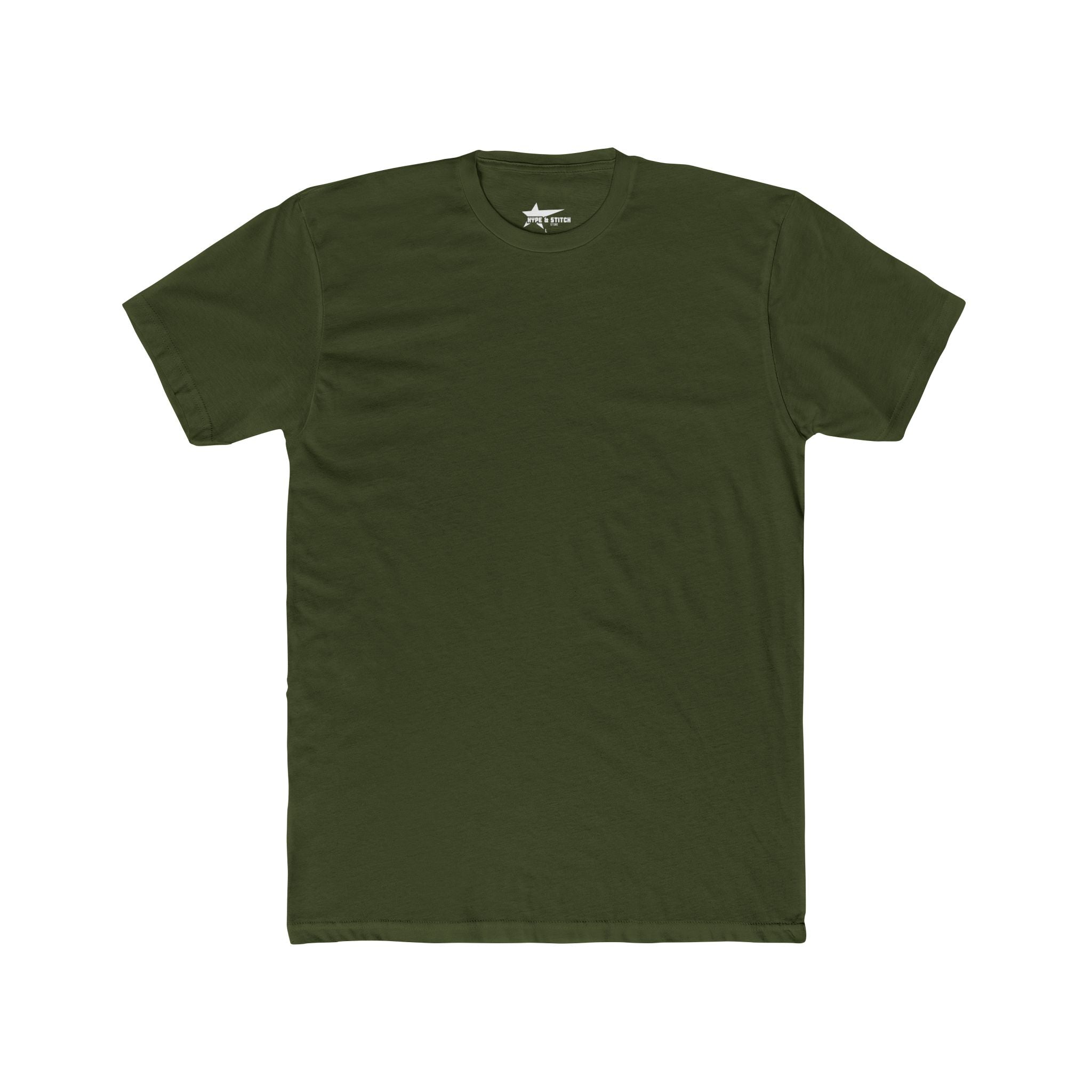 HypeandStitch Men's Fitted Crewneck T-Shirt | Premium Ultra-Soft Cotton