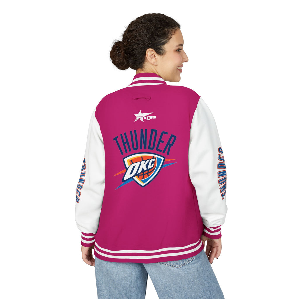 Oklahoma City Thunder Unisex Heavyweight Varsity Letterman Jacket