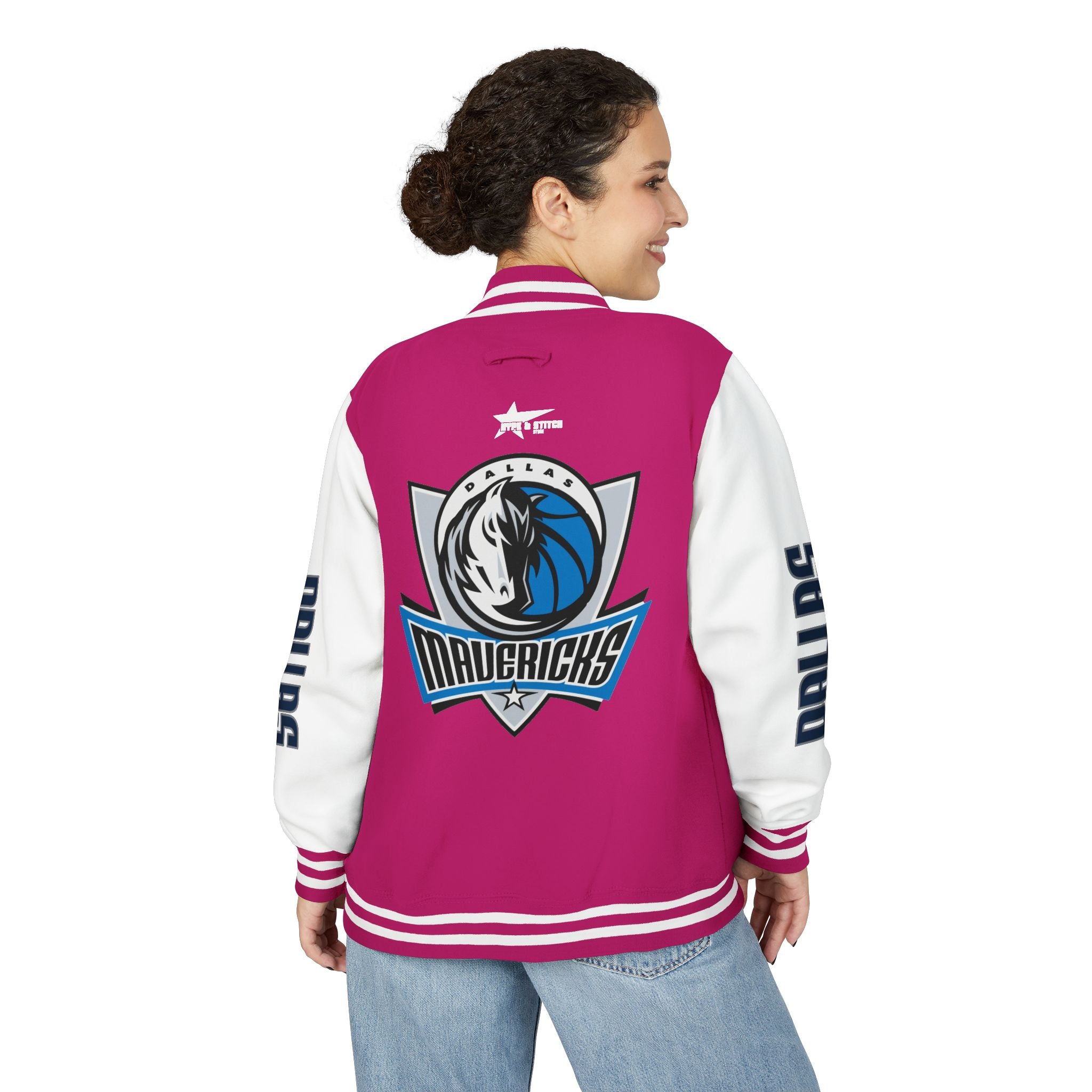 Dallas Mavericks Unisex Heavyweight Varsity Letterman Jacket