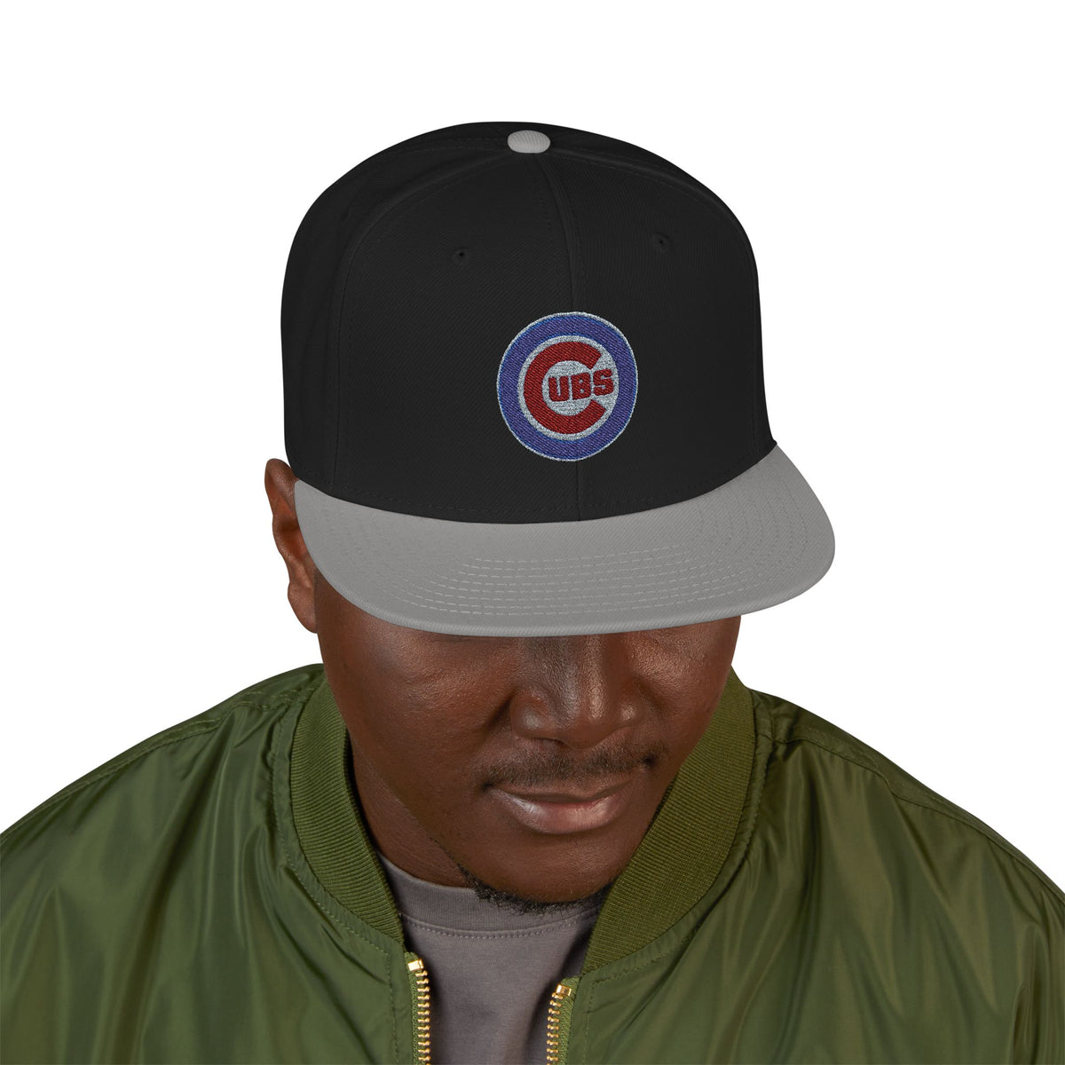 Custom Embroidered Chicago Cubs Snapback Hat