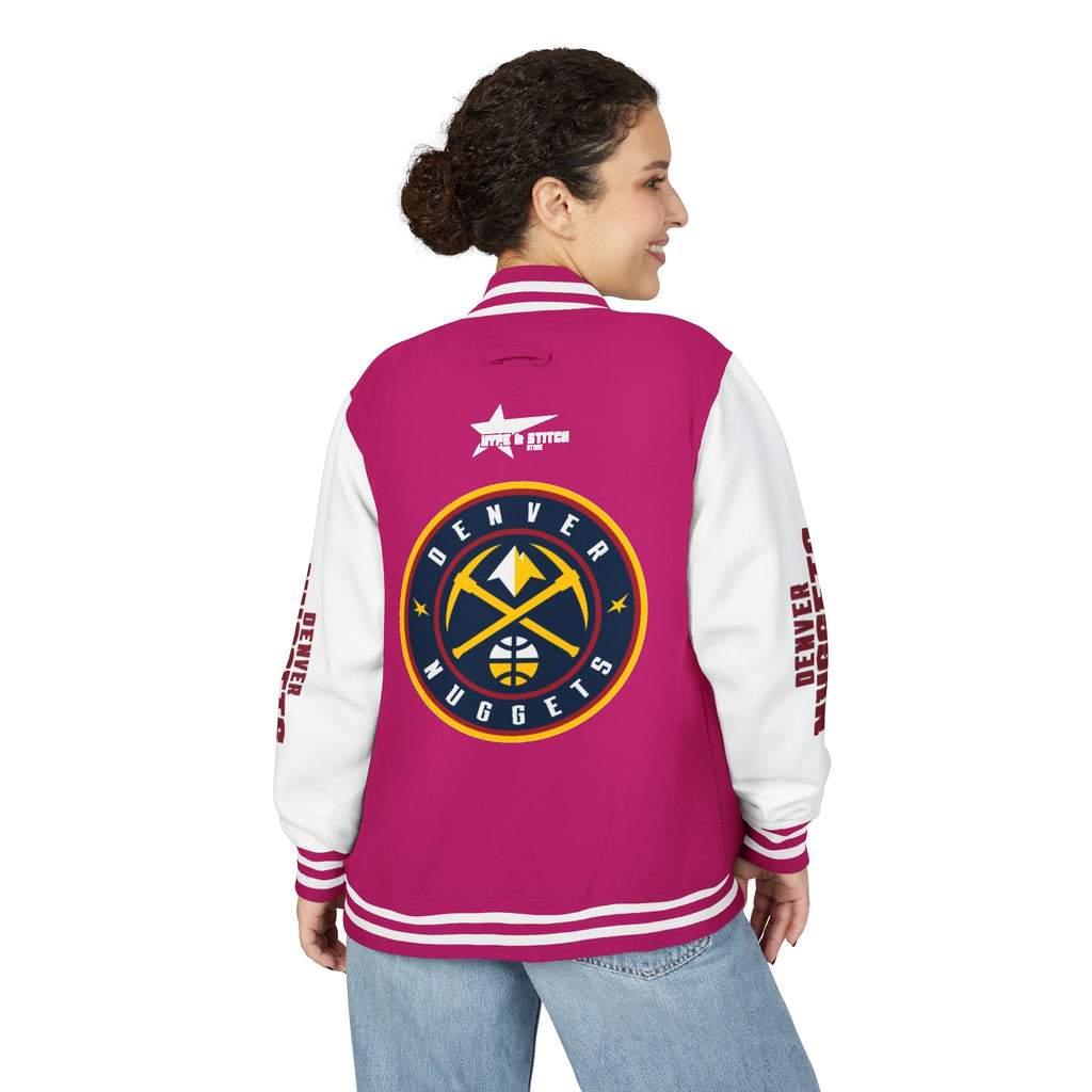 Denver Nuggets Varsity Jacket | Unisex Streetwear Letterman