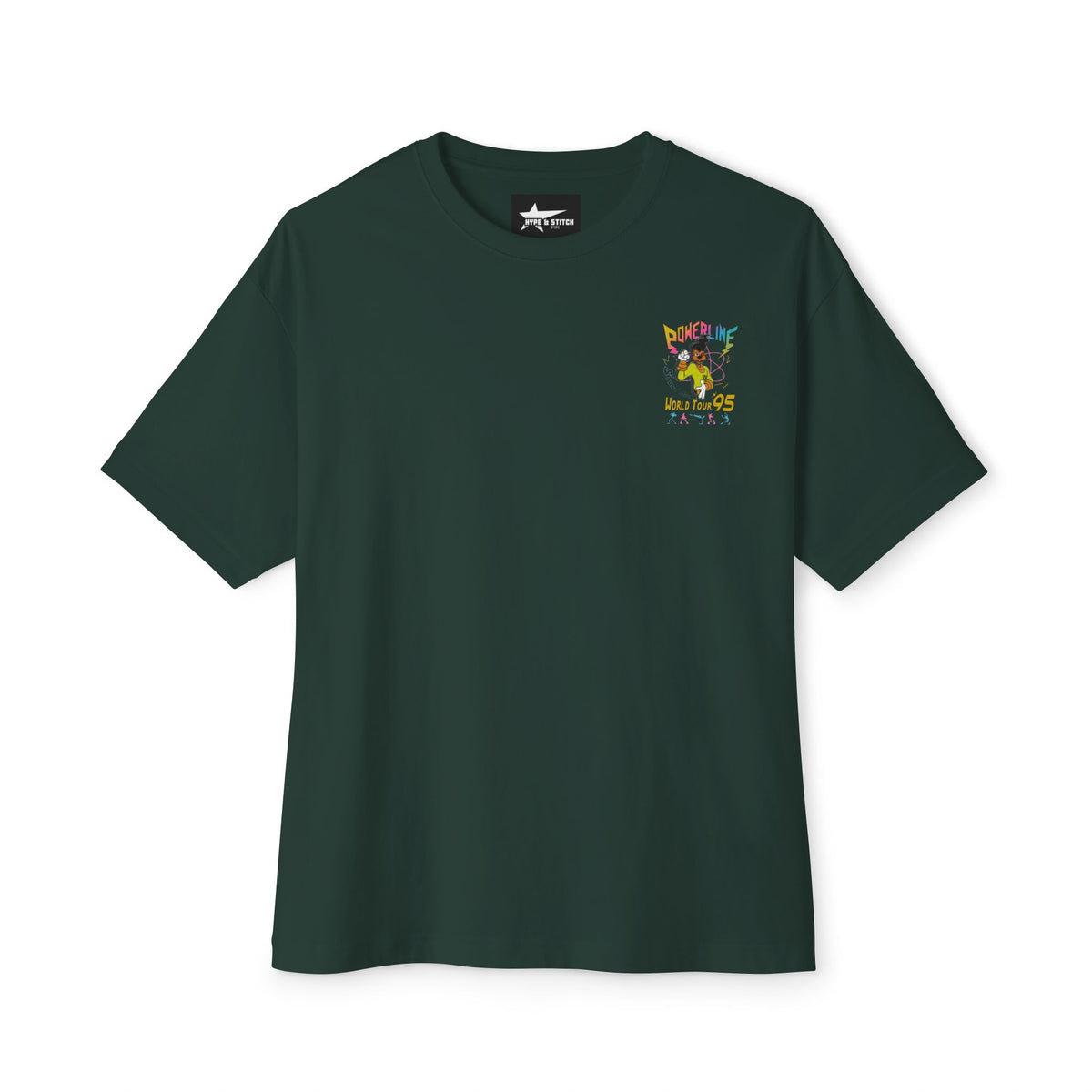 Powerline "Stand Out" World Tour ’95 Oversized Graphic Tee