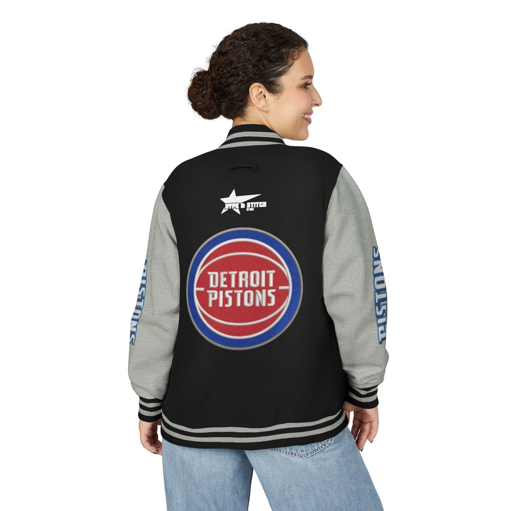 Detroit Pistons Varsity Jacket | Unisex Streetwear Letterman