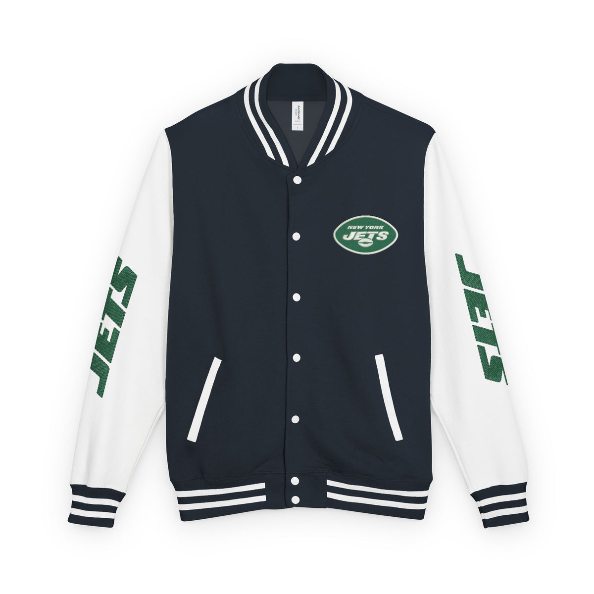 New York Jets Heavyweight Fan Varsity Jacket