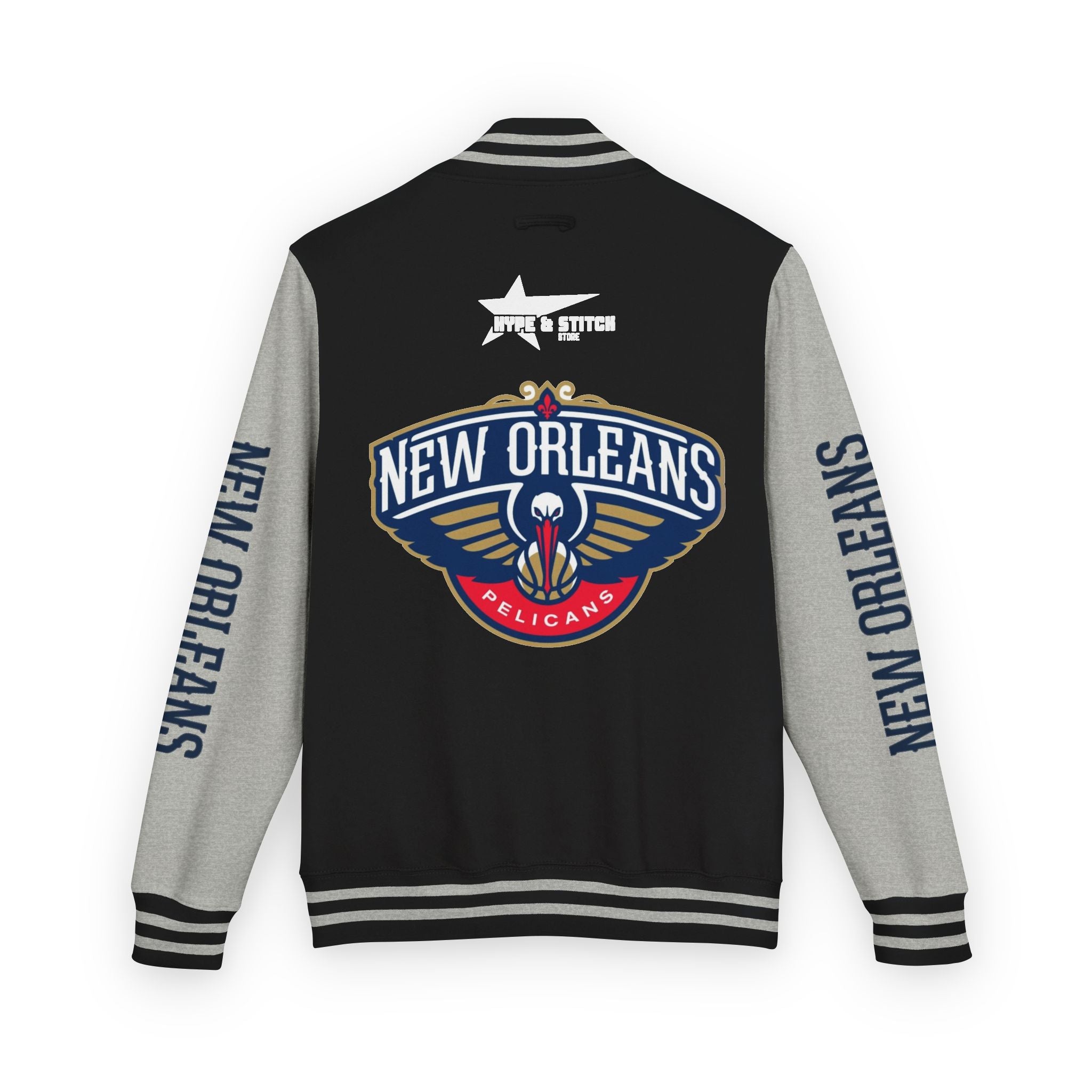 New Orleans Pelicans Varsity Jacket | Unisex Streetwear Letterman